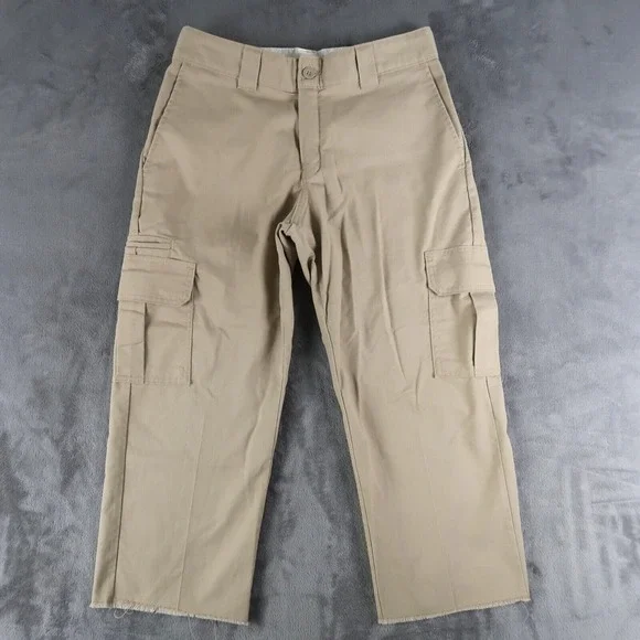 Vintage Dickies Mens Size 32x22.5 Beige Work Cargo Pants - Picture 1 of 14